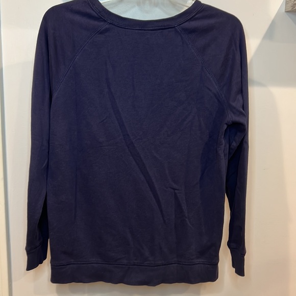 ⚓️ Old Navy - Navy Blue Pullover Sweatshirt in Size Small - Picture 2 of 4
